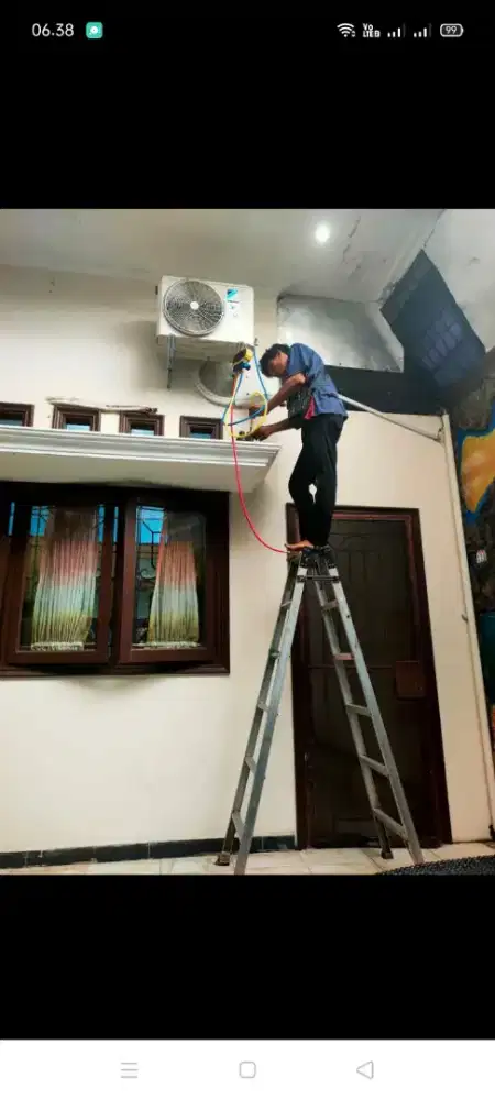 Jasa servis AC kulkas mesin cuci kompa air dll bergaransi