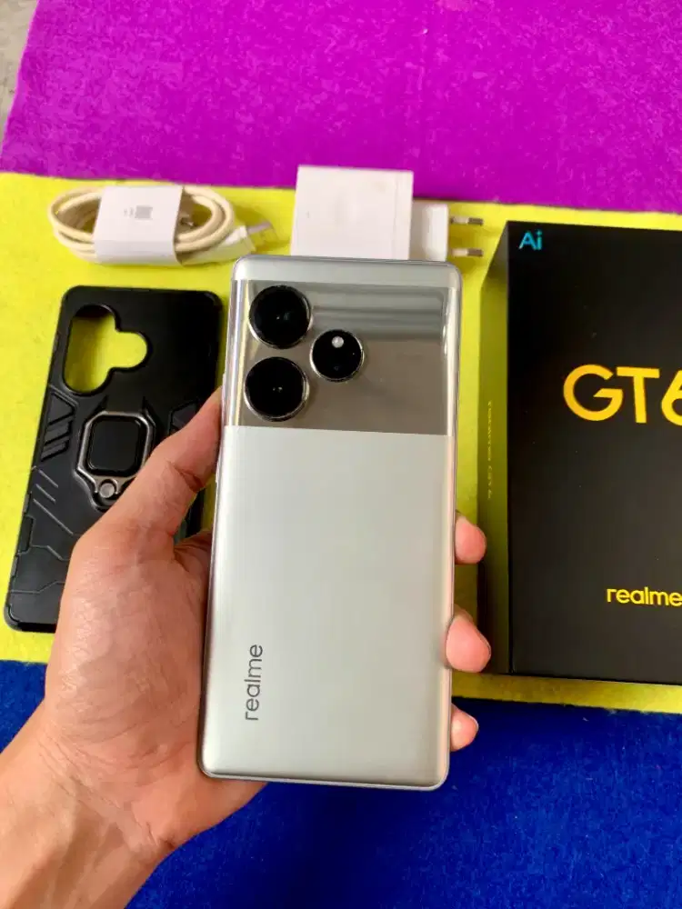 Realme GT 6 5G 12+12/256 | lengkap | No minus