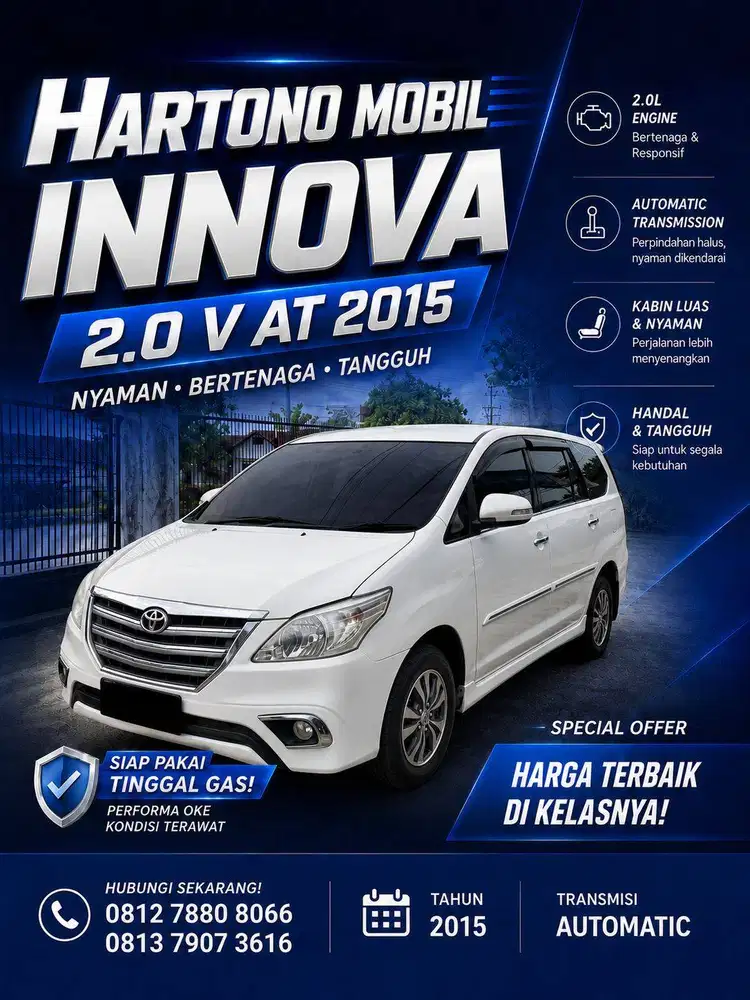 INNOVA 2.0 V AT TAHUN 2015