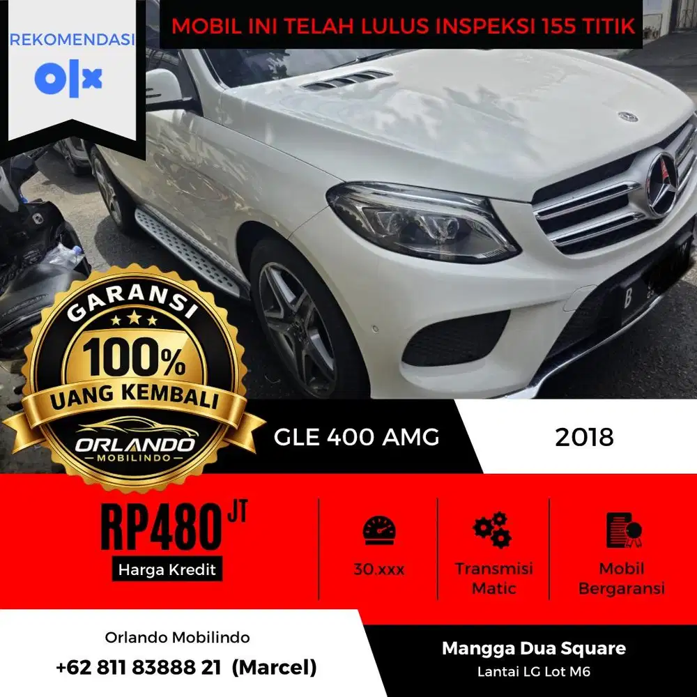 KM 36RB | MERCEDES BENZ GLE 400 AMG 2018/2019