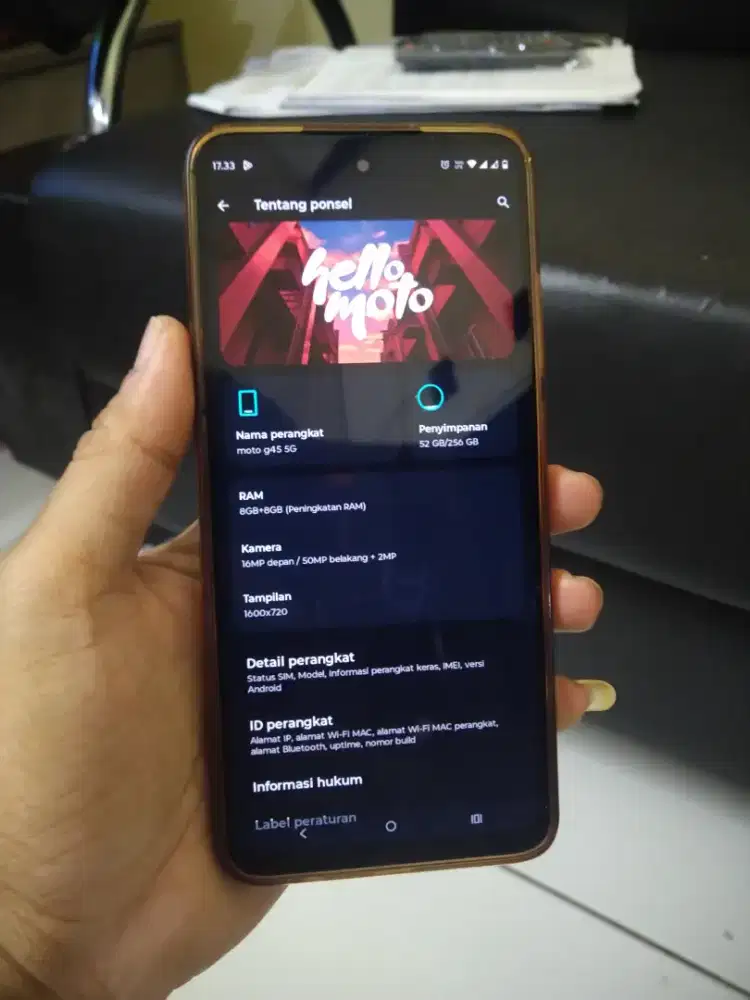 Motorola G45 5G 8+8 / 256 Murah