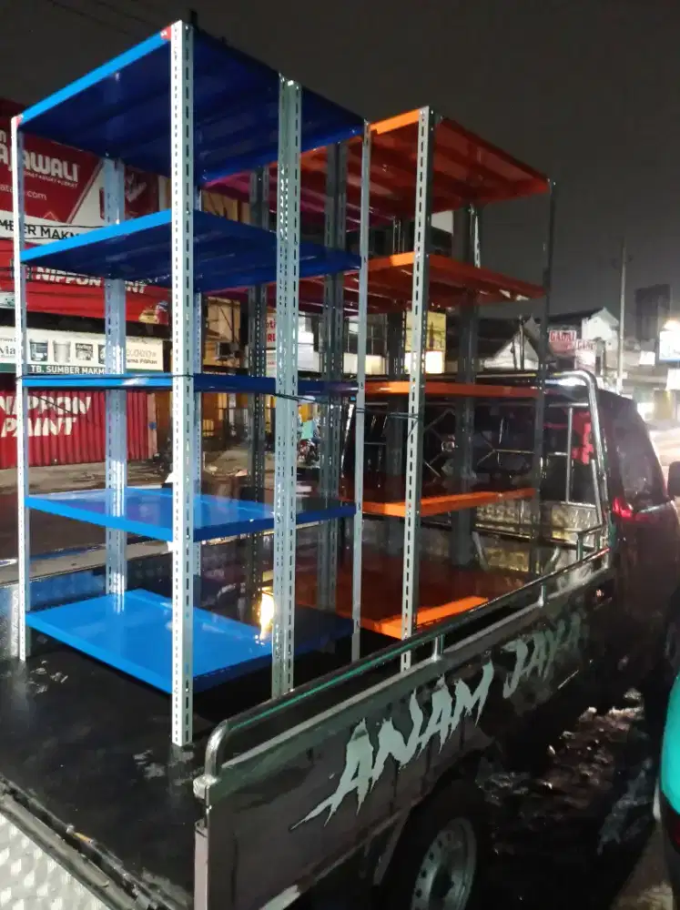 Rak besi rak gudang rak buku