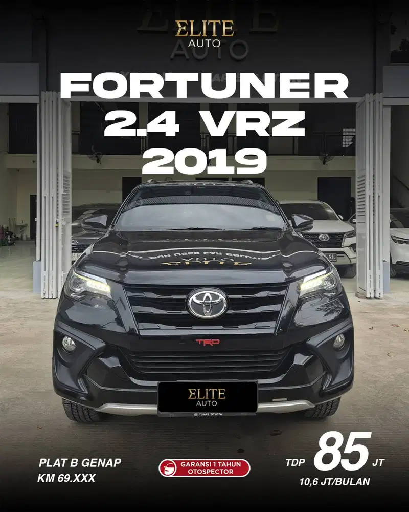 Toyota Fortuner 2.4 VRZ TRD 2019