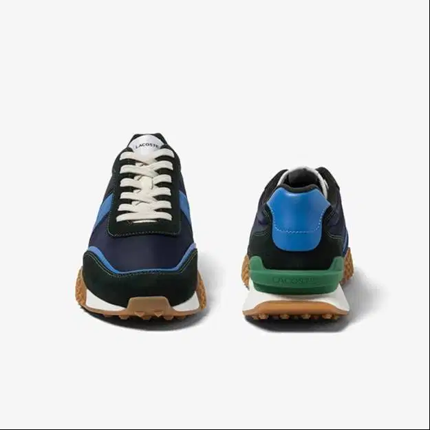 Lacoste Men's L-Spin Deluxe Trainers Sepatu Sneakers Pria - Biru