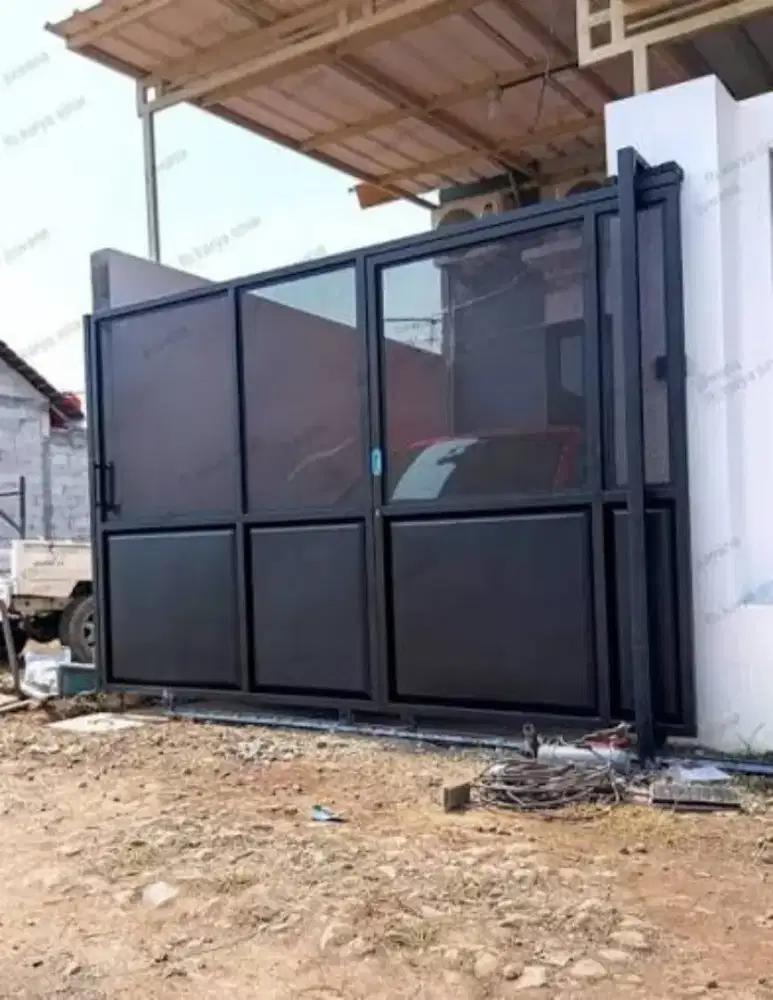 Pintu pagar minimalis termurah 8383