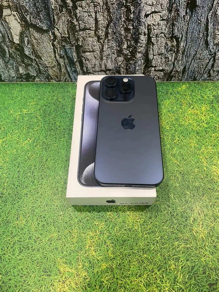Iphone 15 pro 256gb blue ex garansi Ibox