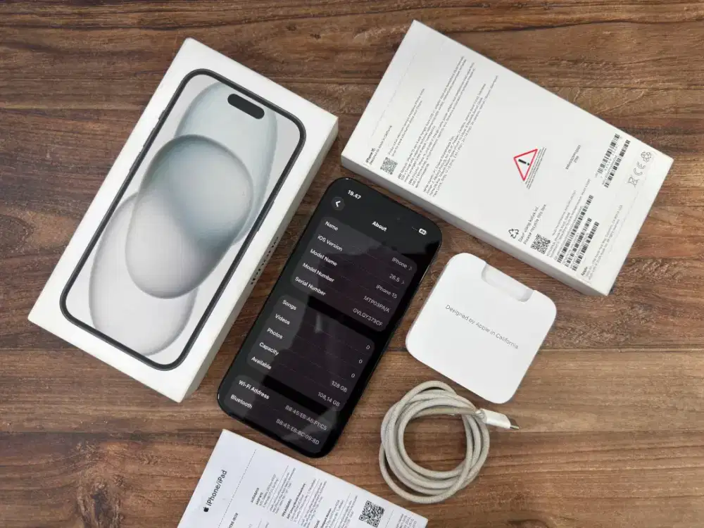 Iphone 15 128GB Black Ex ibox Like New Garansi On Bisa COD