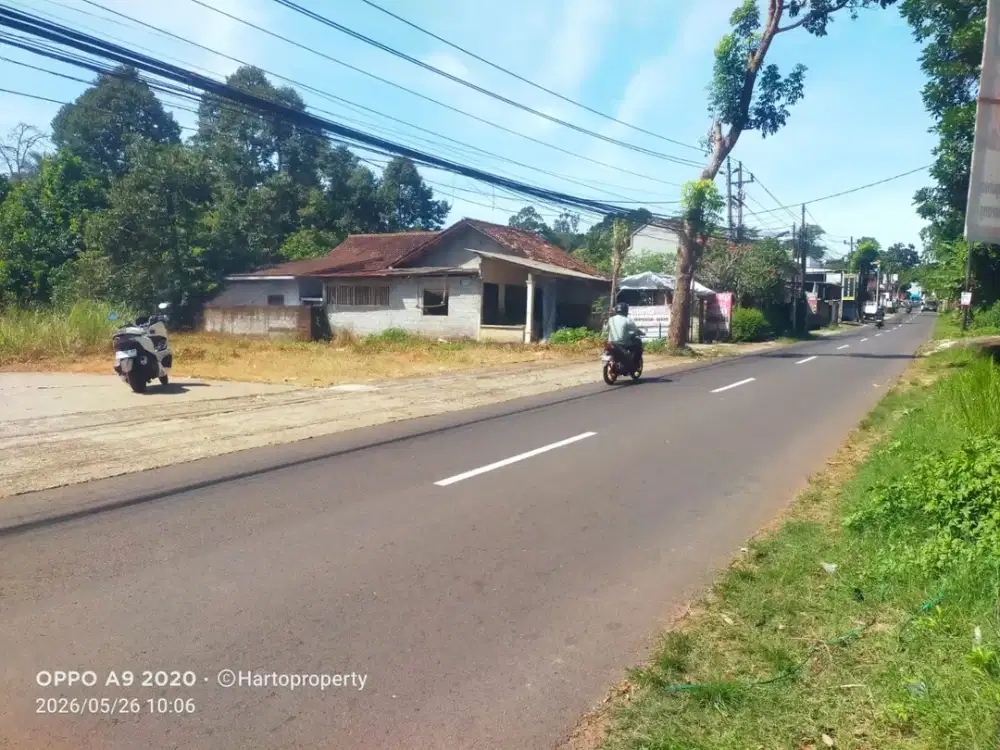 Tanah Premium Pinggir jalan raya SHM Ready lokasi sudah terbentuk jalan raya UNNES - Ungaran