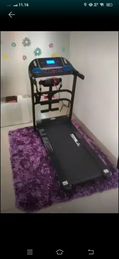 Promo treadmil eletrik multifungsi