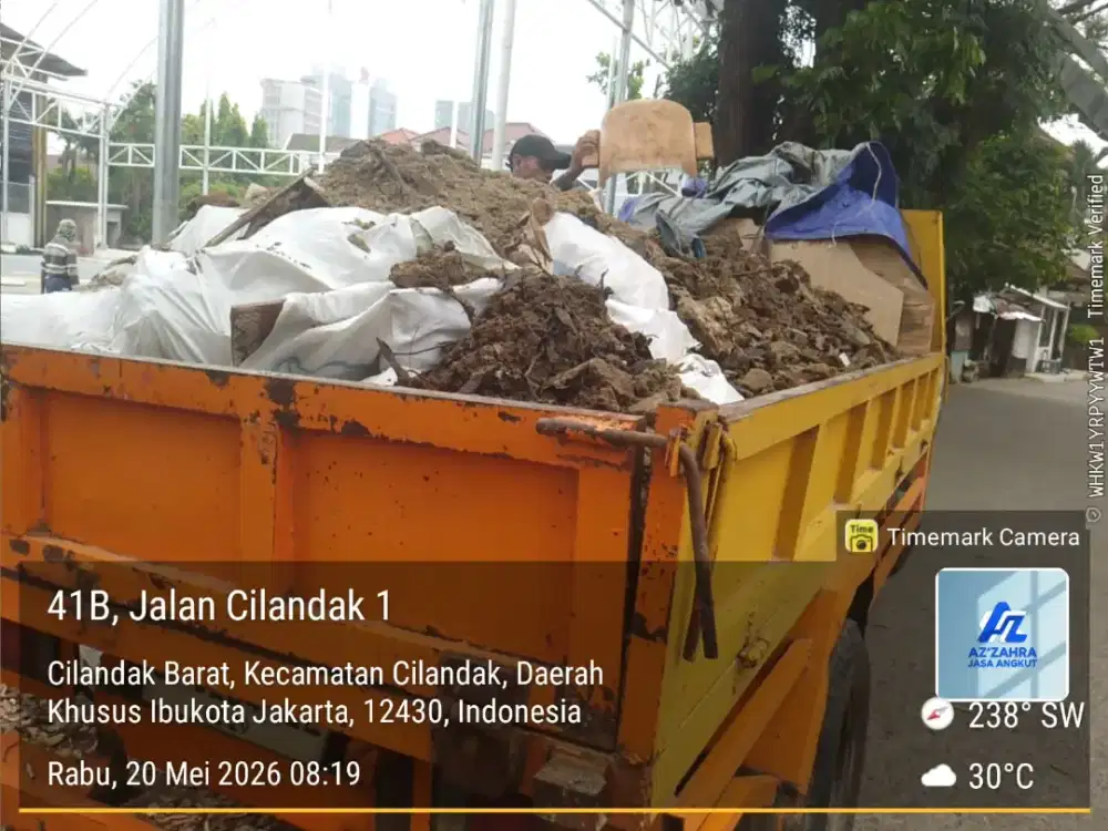 Jasa buang puing dan angkut sampah