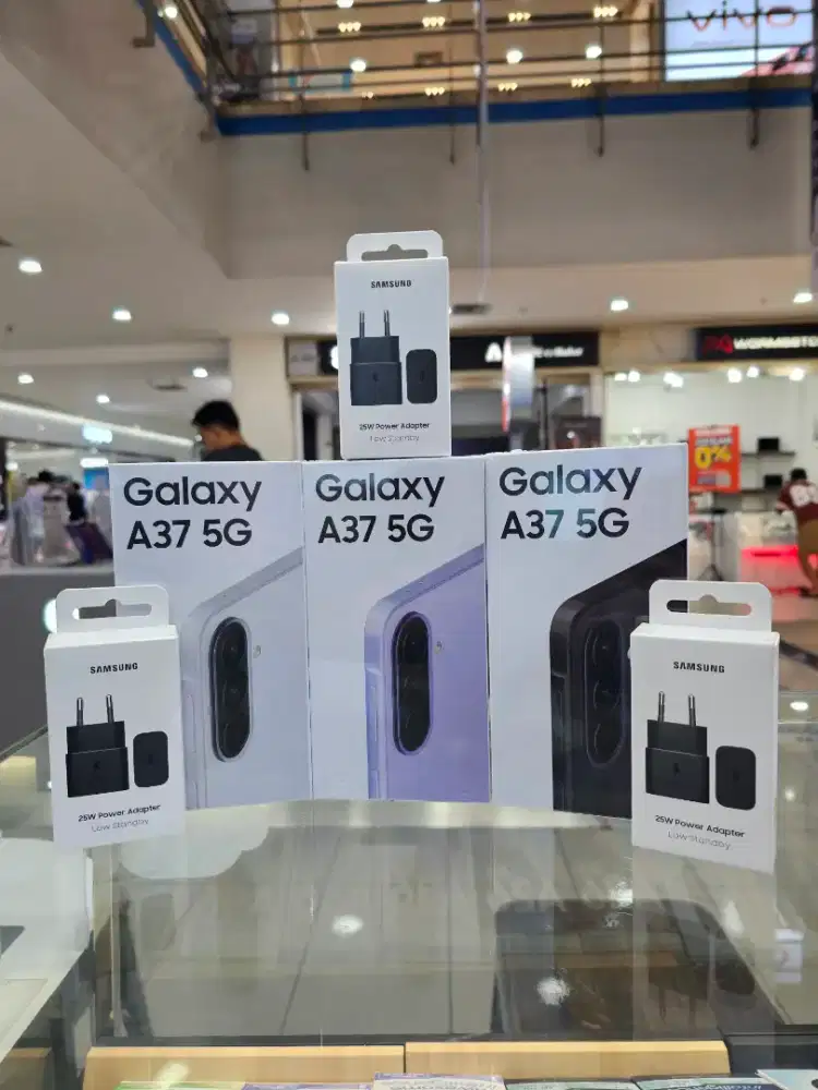 SAMSUNG GALAXY A37 5G 8/256 GARANSI RESMI + FREE ADAPTER 25W