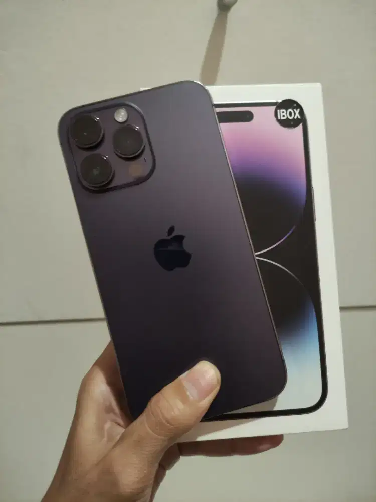 Iphone 14 promax 256gb ibox Lengkap No minus