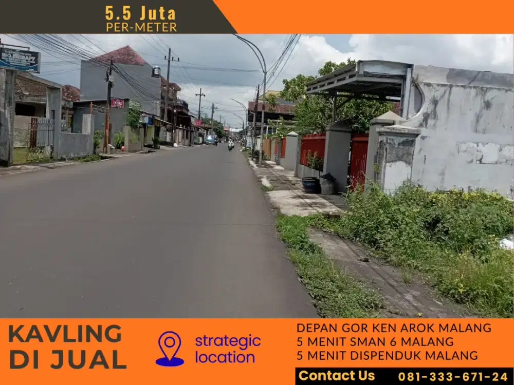 Tanah Murah SHM On Hand 5 Menit Dispenduk Malang