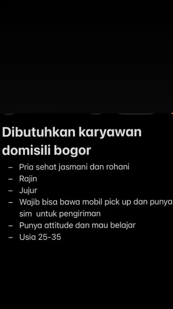 Driver pengiriman toko