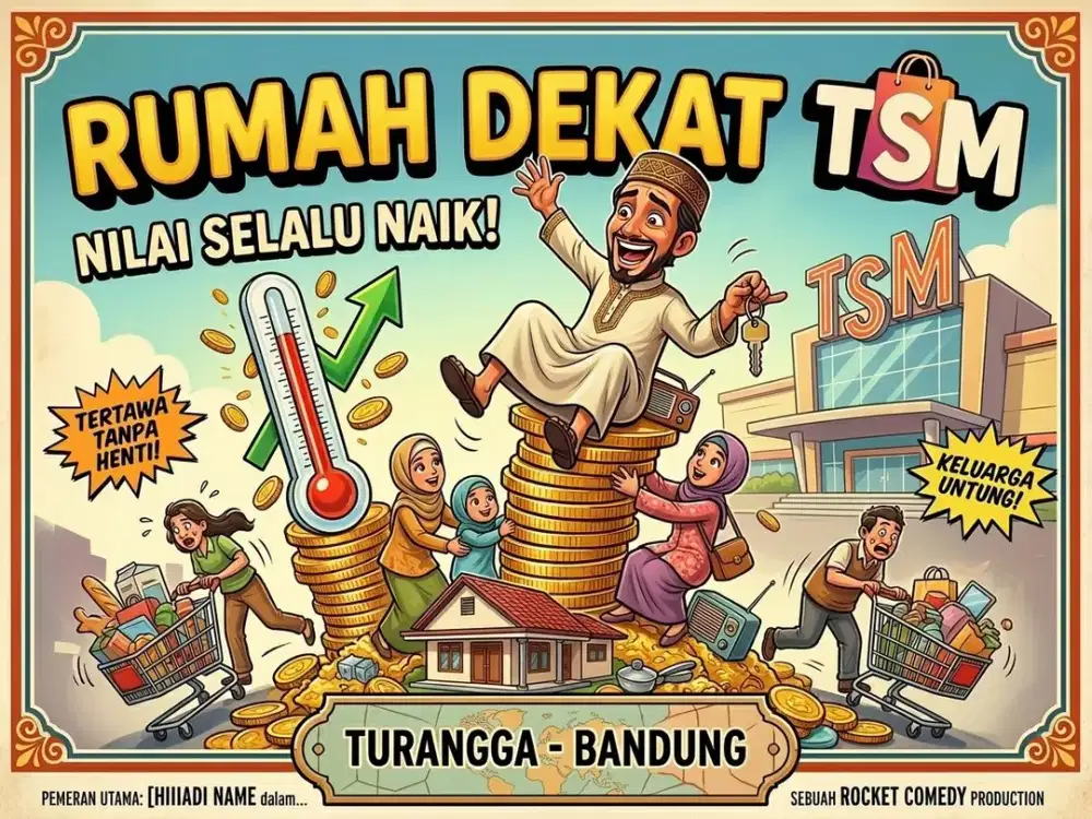 DIJUAL RUMAH DI TURANGGA, BUAH BATU, LENGKONG, BANDUNG KOTA.