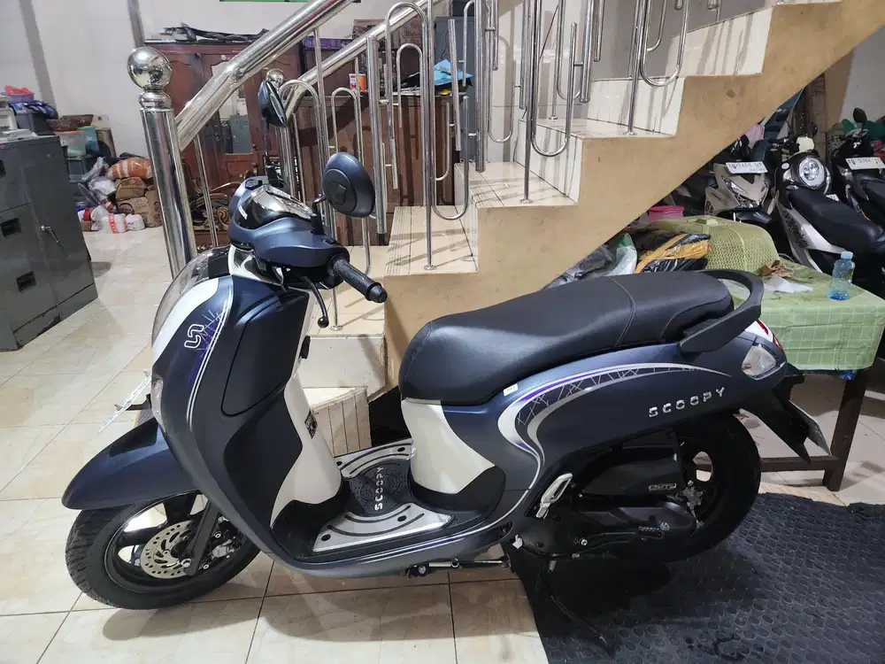 Scoopy allnew biru 2025 low km  gbm