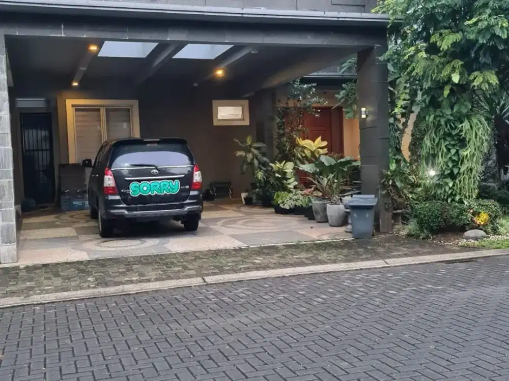Dijual Rumah Premium 2 Lantai di DePark BSD dengan Solar Panel dekat AEON Mall