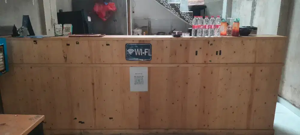 meja bar / meja kasir bekas warkop