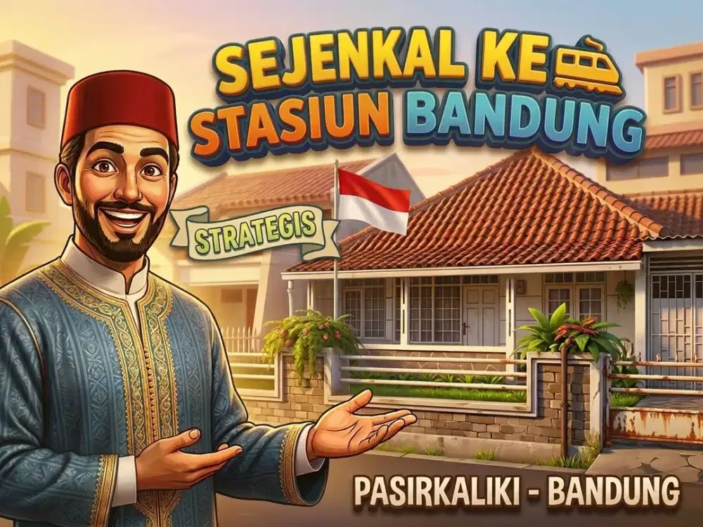 DIJUAL RUMAH DI PASIRKALIKI, CICENDO, BANDUNG KOTA.