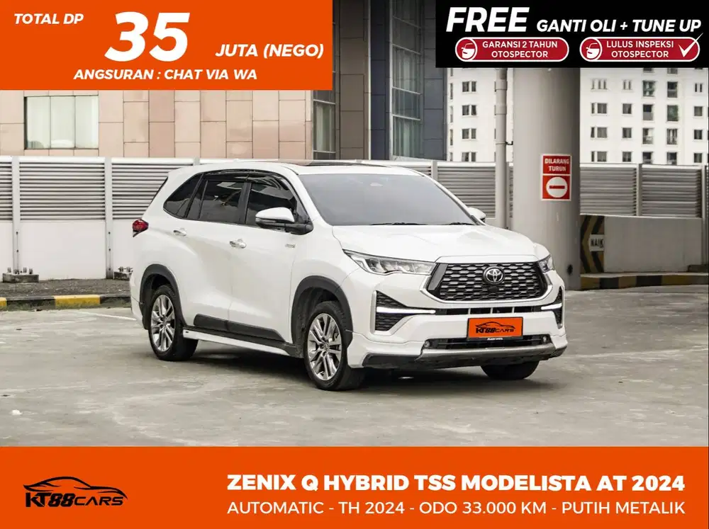 TOYOTA INNOVA ZENIX Q TSS HYBRID MODELISTA AT 2024