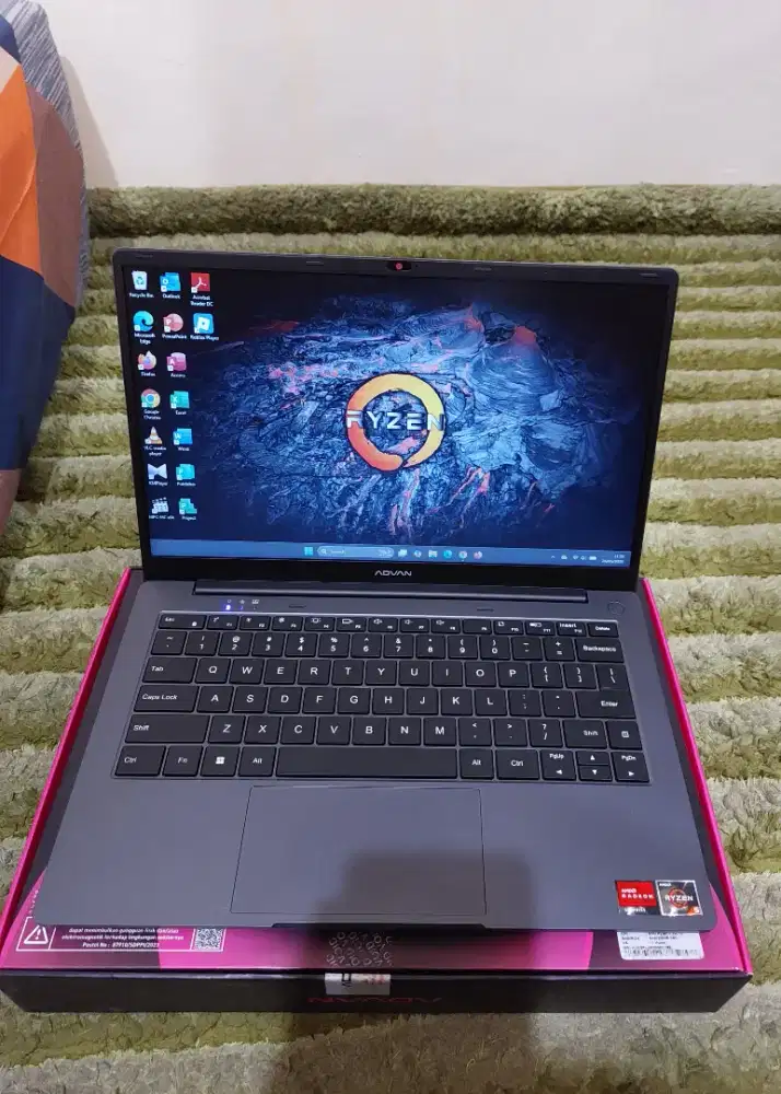 Laptop advan soulmate plus ryzen 5 fullset nominus