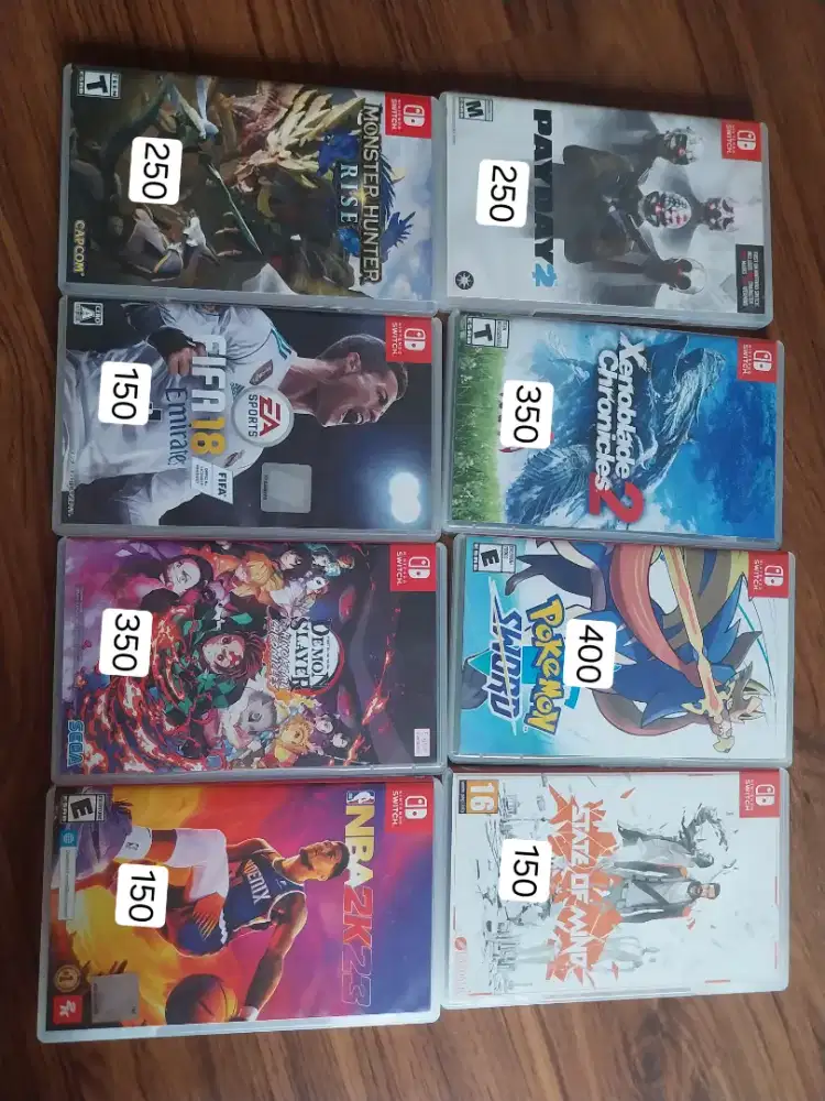 Kaset game nintendo switch dan ps5
