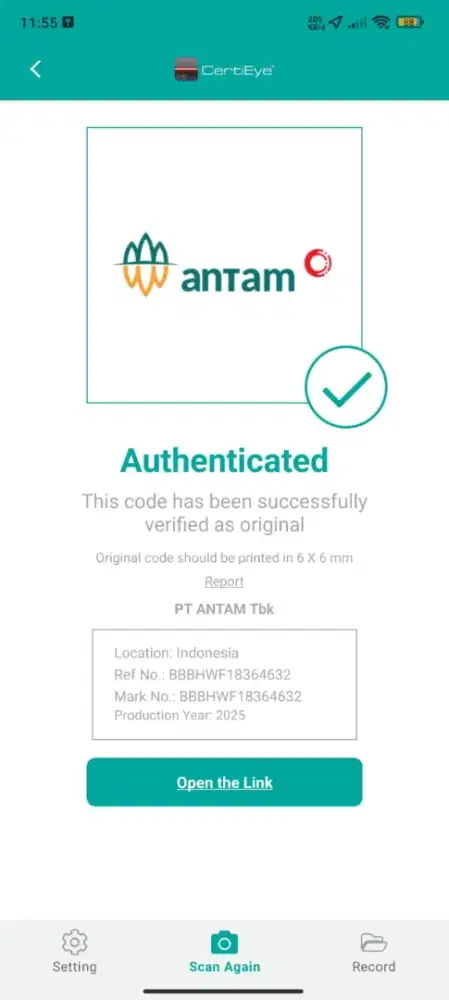 Emas antam 5gr 2025