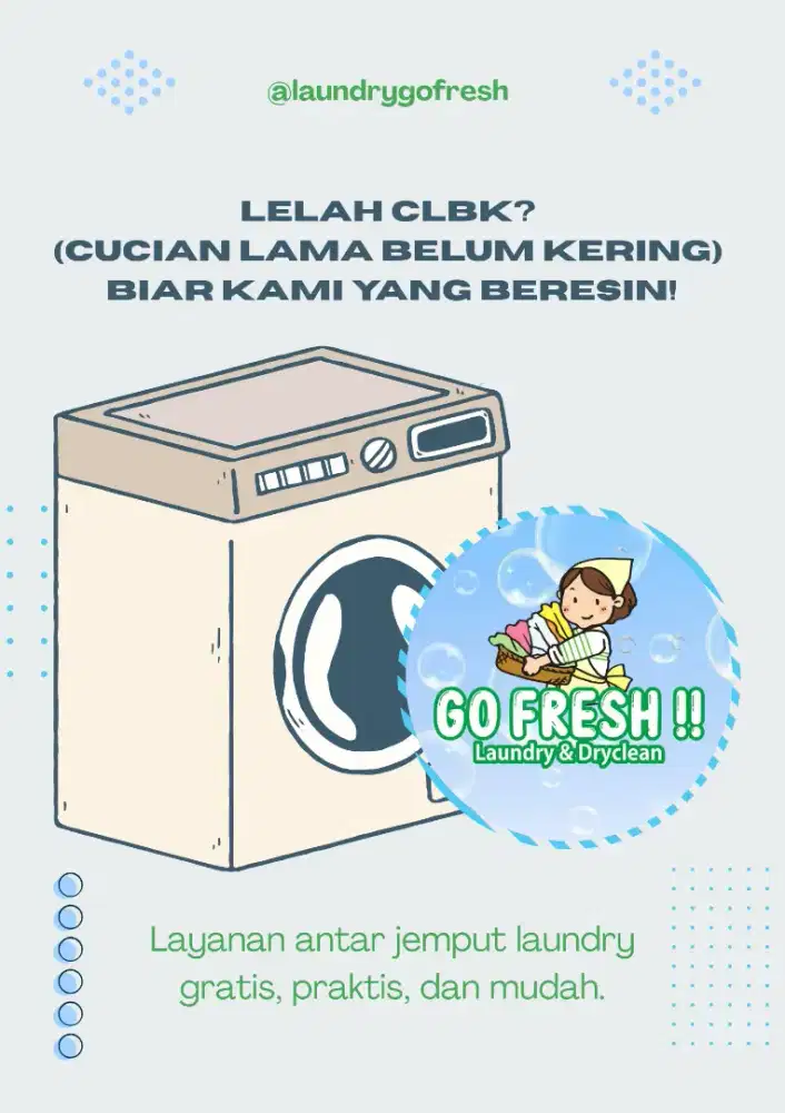 Dibutuhkan Karyawan Laundry