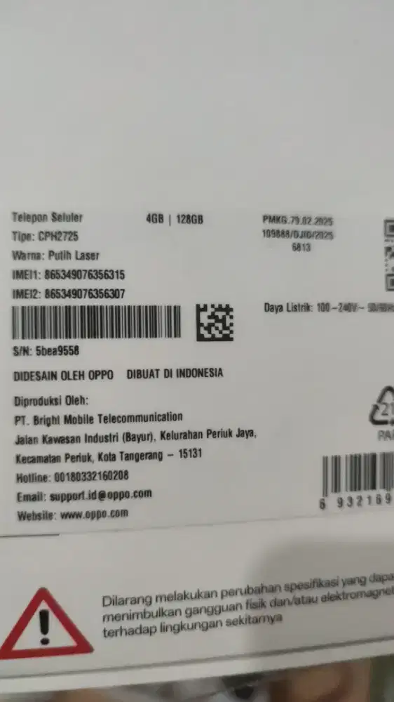 oppo a5x  4/128