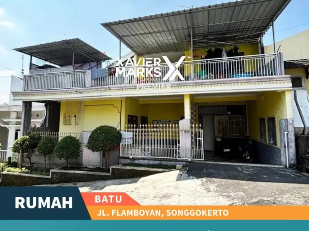 Dijual Cepat Rumah 2 Lantai di Jl. Flamboyan, Songgokerto Batu