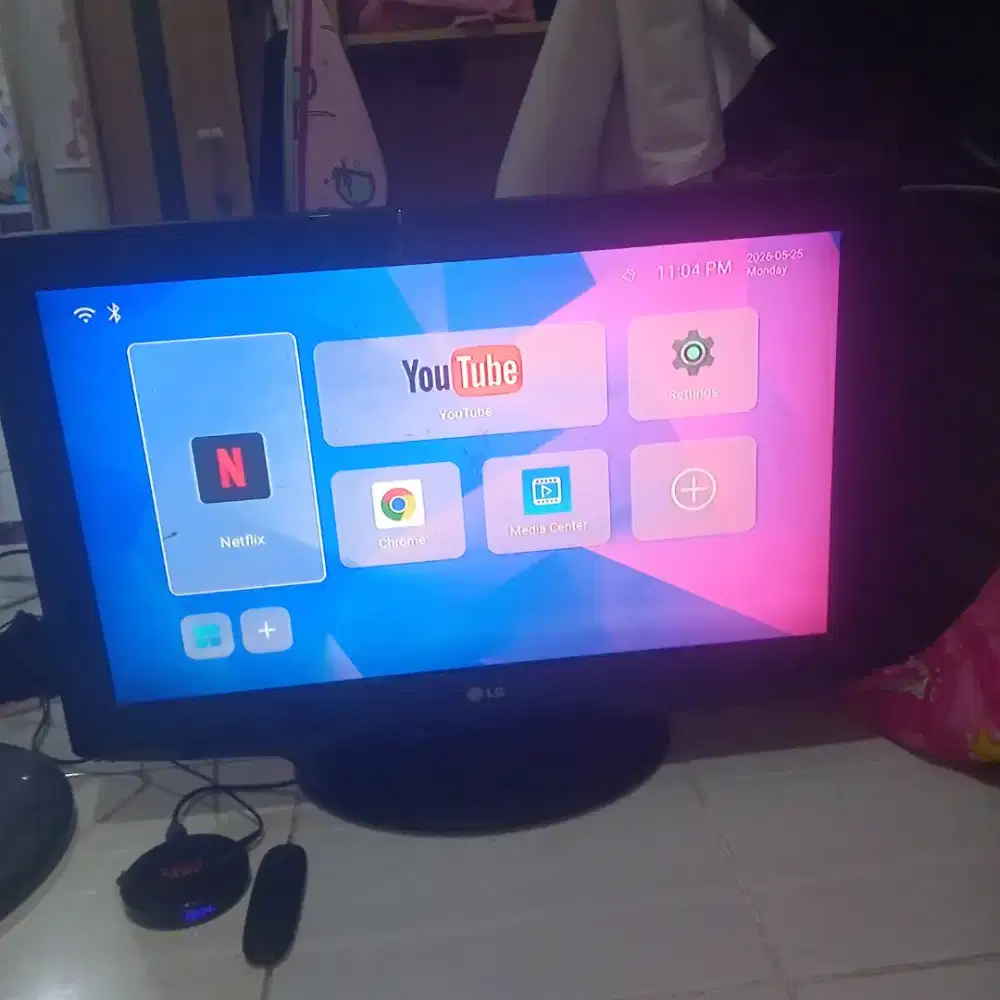 LG analog 32inc+STB android