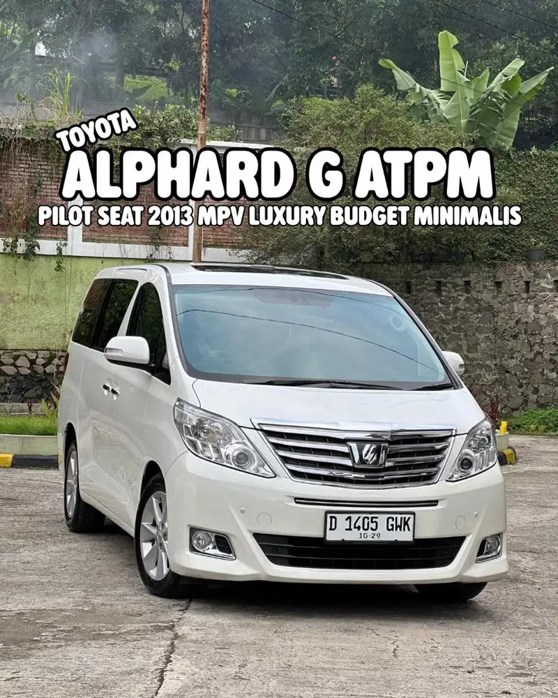 ALPHARD G ATPM 2013 PILOT SEAT