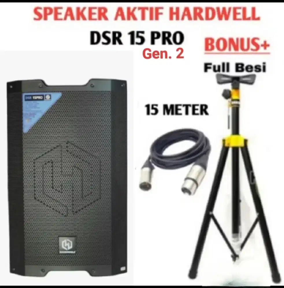 Terbaru Hardwell DSR15 Pro Gen. 2 dapat bonus