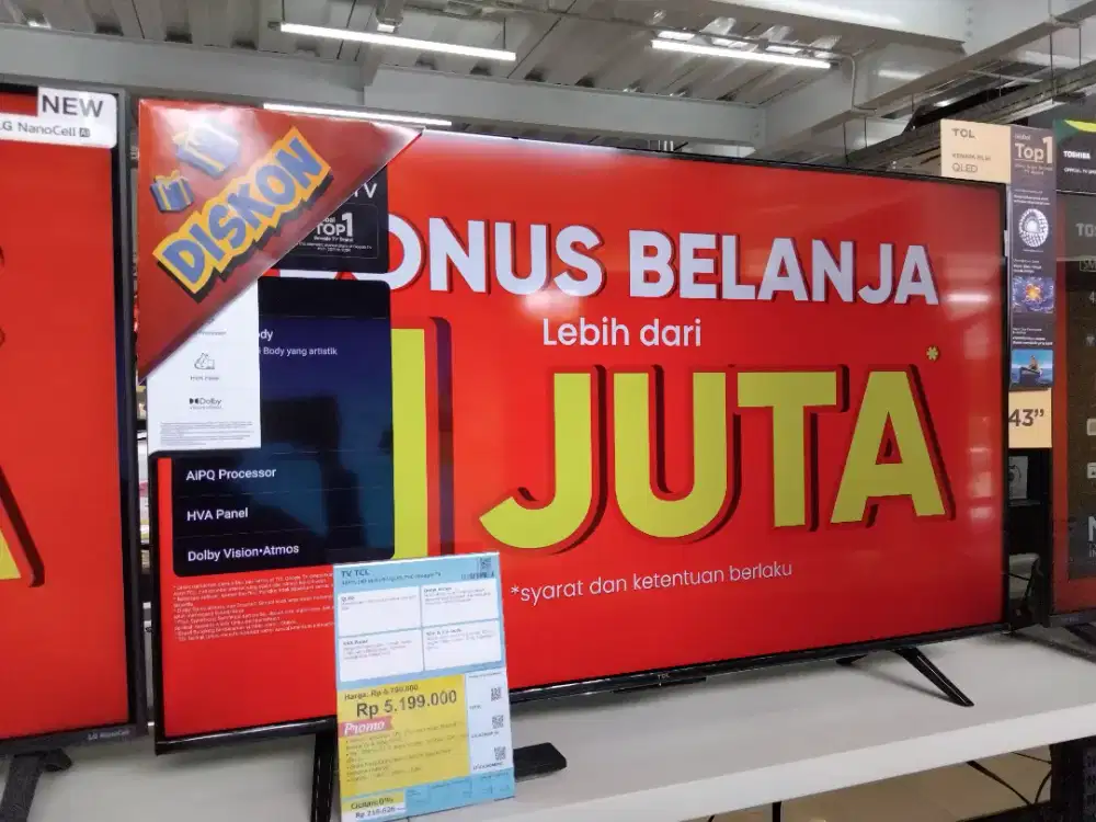TV TCL 43 Inch 4k Qled Google TV