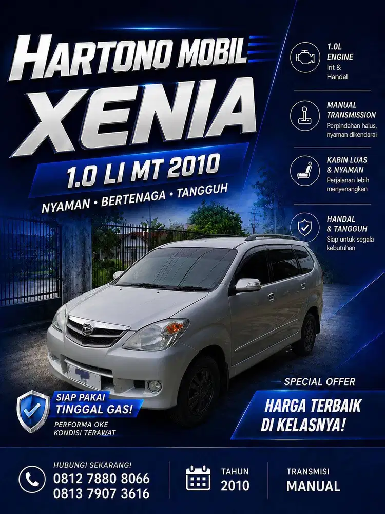 XENIA 1.0 LI MT TAHUN 2010