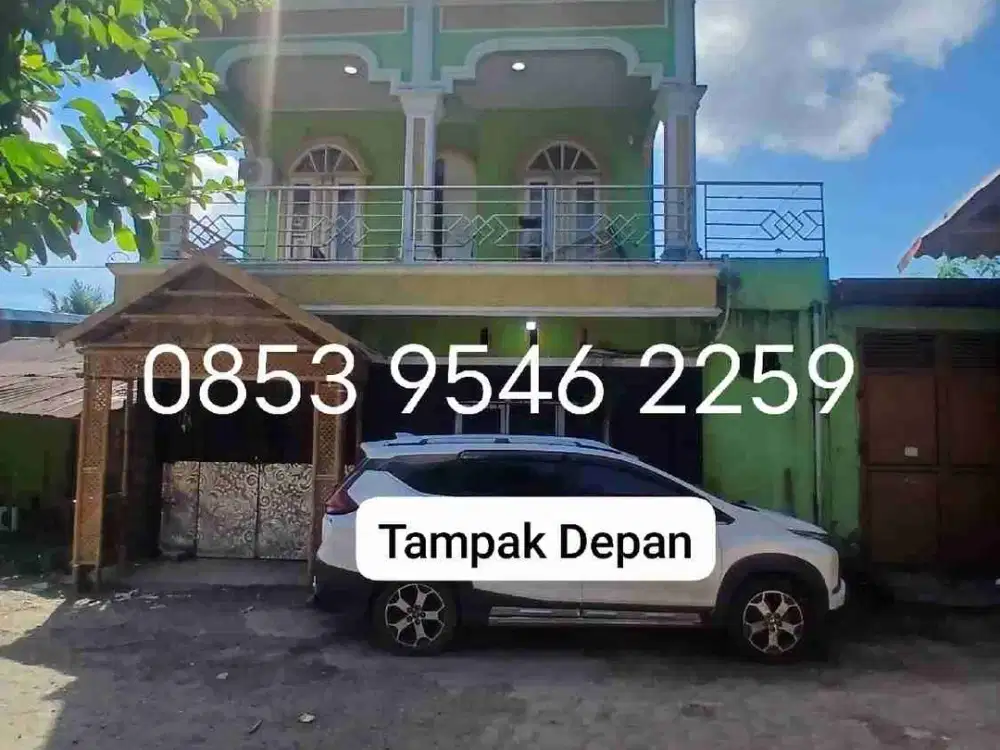 DIJUAL RUMAH 2 LANTAI DEKAT KAMPUS UIN SAMATA FREE PERABOTAN