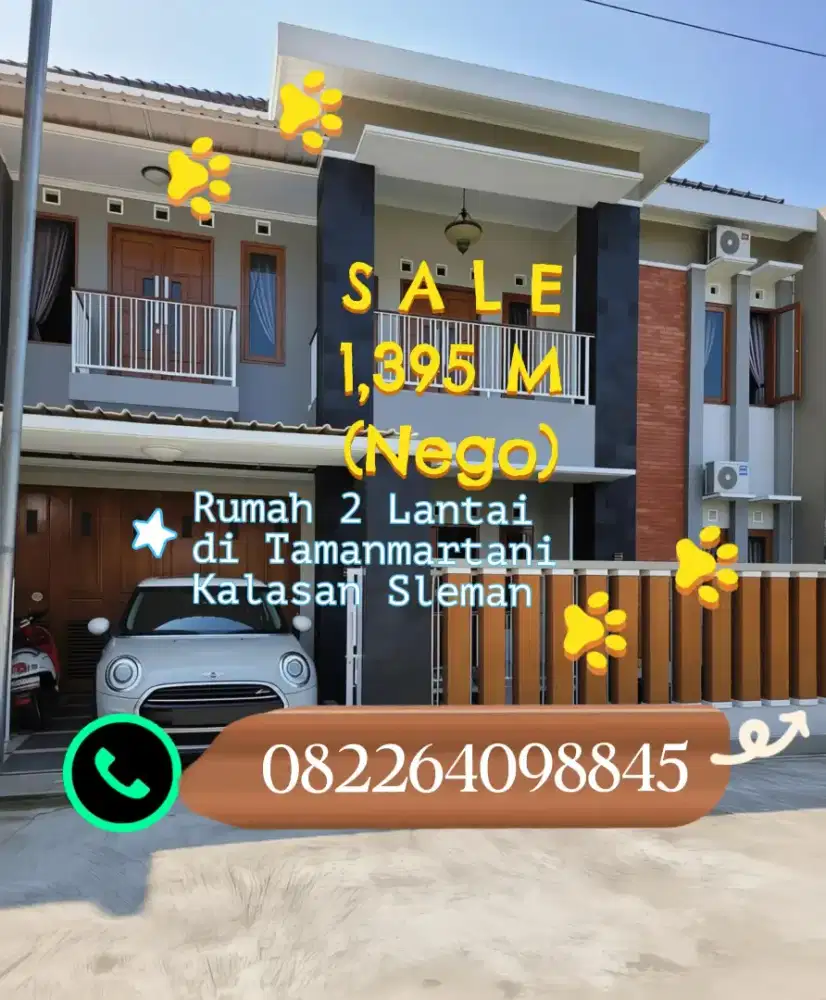 JUAL RUMAH BARU 2 LANTAI DEKAT PINTU TOL KALASAN