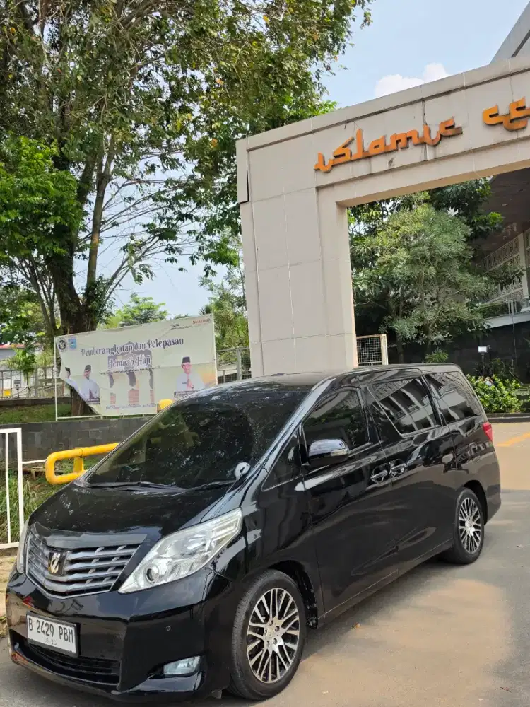 Toyota Alphard 2010 Pajak Hidup Black