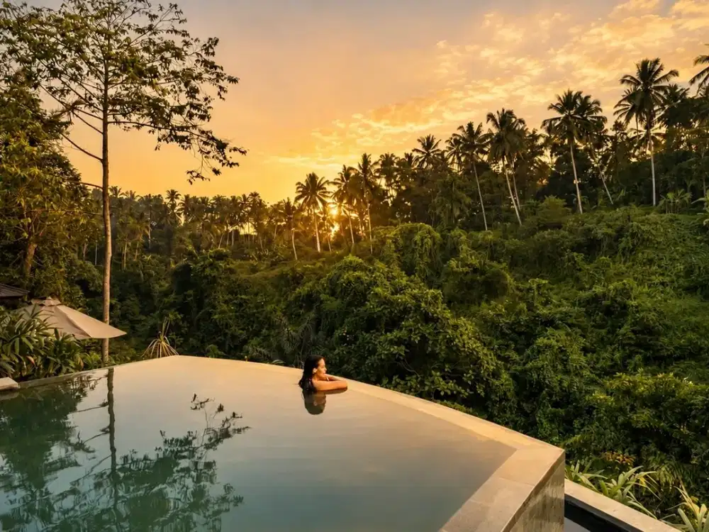 Stunning Jungle and river view Leasehold Villa in Serene Ubud - Your Turn-Key Investment Opportunity
