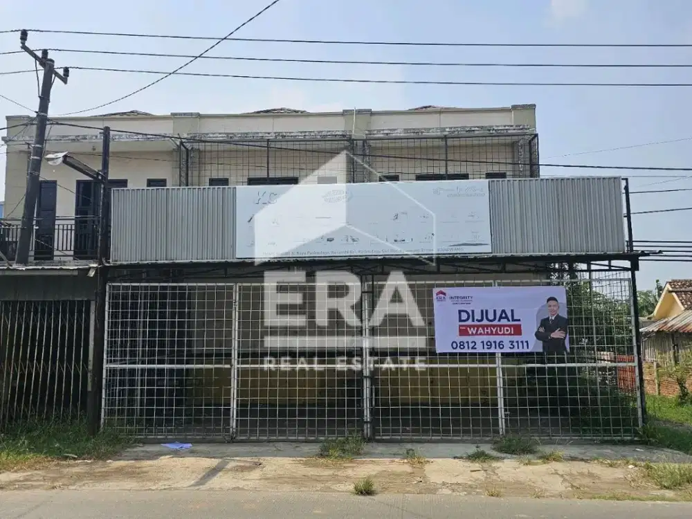 Dijual Ruko 2 Lantai  + Kost2an dengan Tanah yang Luas di Talagasari Karawang