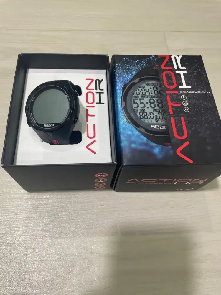Seac Action HR komputer selam outdoor freediving scuba