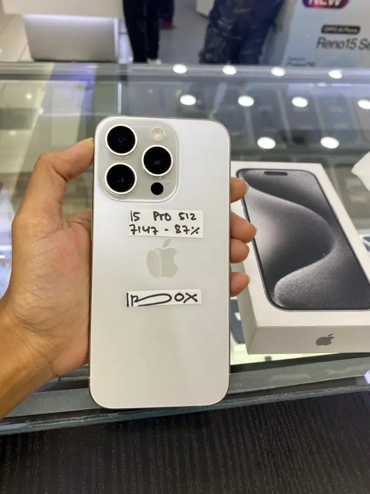 Iphone 15 pro 512 silver ibox fullset ori