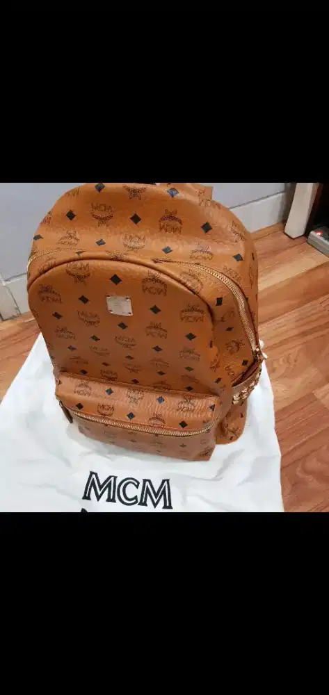 TAS BACKPACK MCM ORIGINAL AUTHENTIC 100%