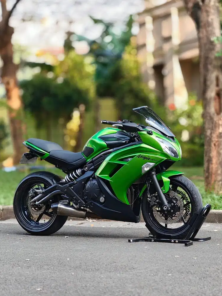 KAWASAKI ER6F 650 2012 HIJAU KM 23K PAJAK HIDUP MULUS NO MINUS