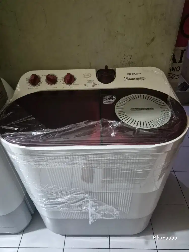 Mesin cuci 2tabung sharp Aquamagic 9.5kg