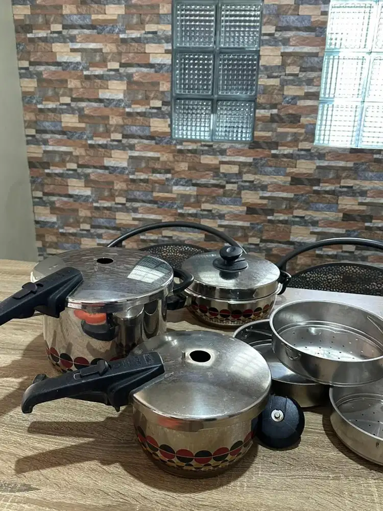 Panci Presto - Set Panci Papa Mama Fissler