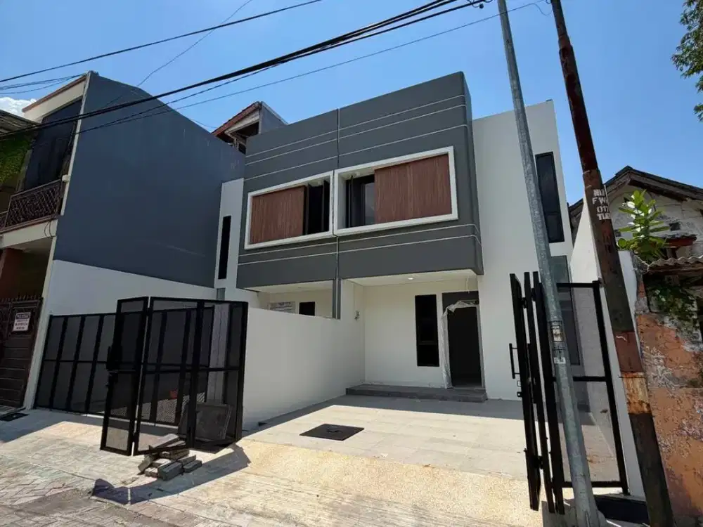 2 unit, Rumah baru minimalis di Mulyosari Utara