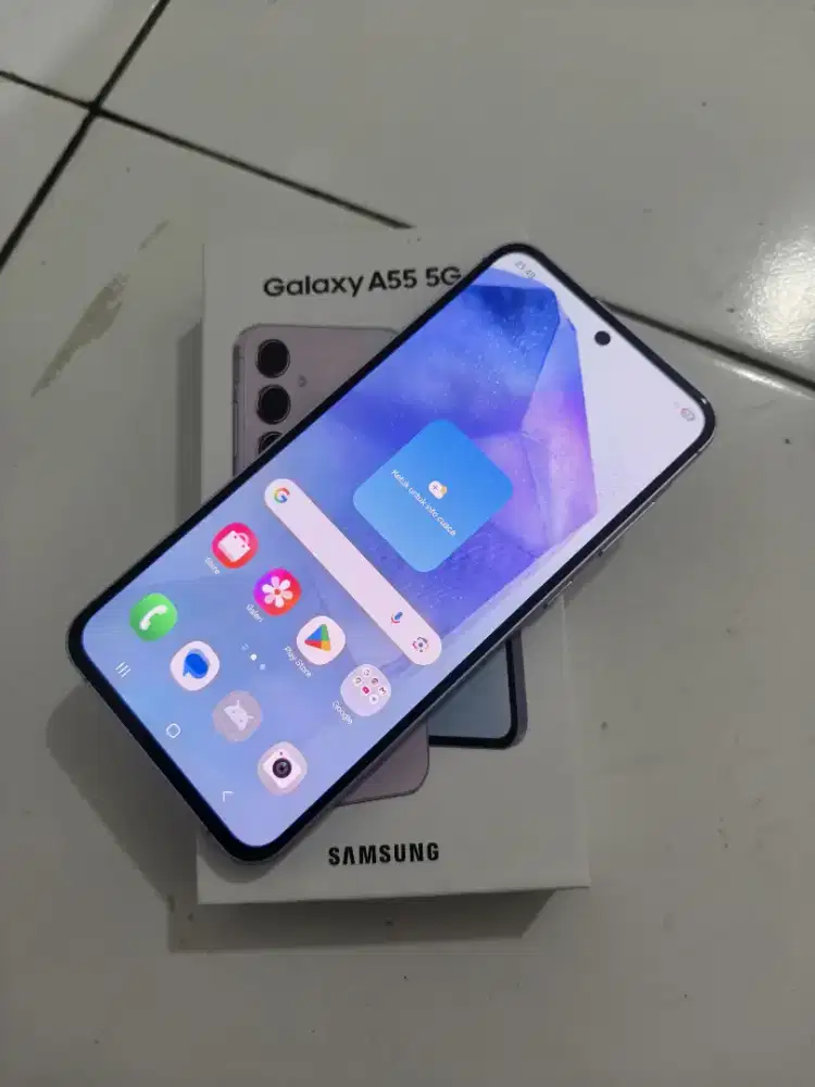 Samsung A55 5g 8/256 GB 
Fullset Nominus pemakaian 
Mahar 4000 Nego