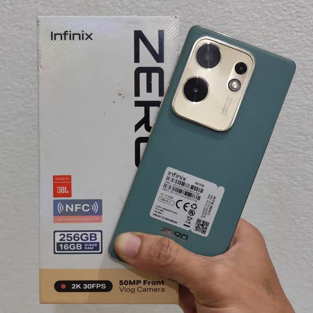 Infinix Zero 30 RAM 8/256GB Fullset | Mulus | NFC | Kamera Jernih