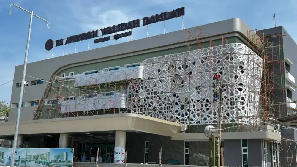 Krawangan GRC Kubah Menara Masjid Kuat dan Rapih di Gandaria Kebayoran